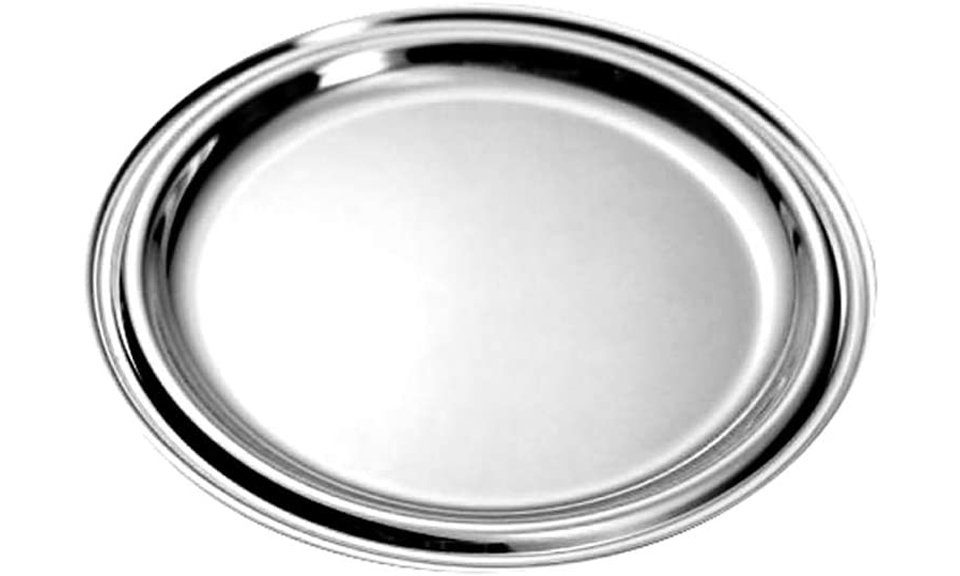Glasuntersetzer Glasuntersetzer Gläserteller Teller Untersetzer versilbert Silber