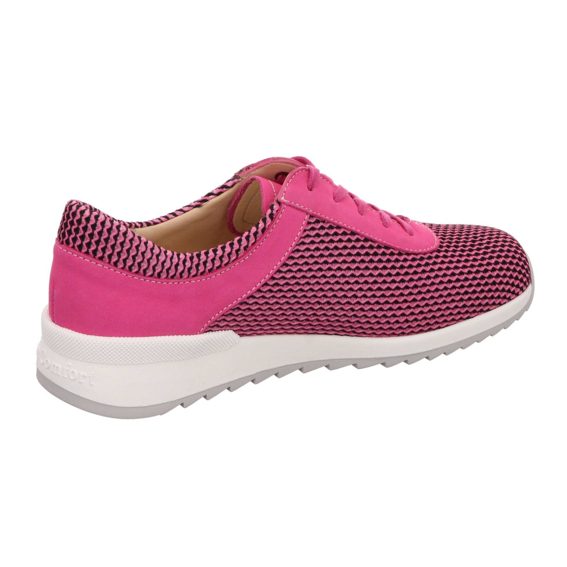 Schnürschuh Damen Schnürschuh Cerritos Comfort Nubukleder Finn Schnürhalbschuhe