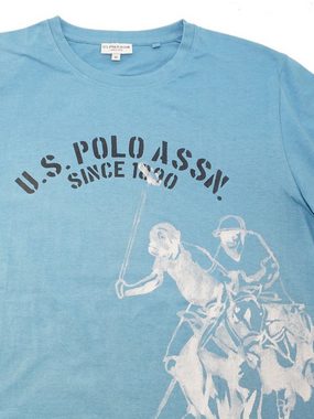 U.S. Polo Assn T-Shirt T-Shirt Kurzarmshirt Since 1890 mit Rundhals und (1-tlg)