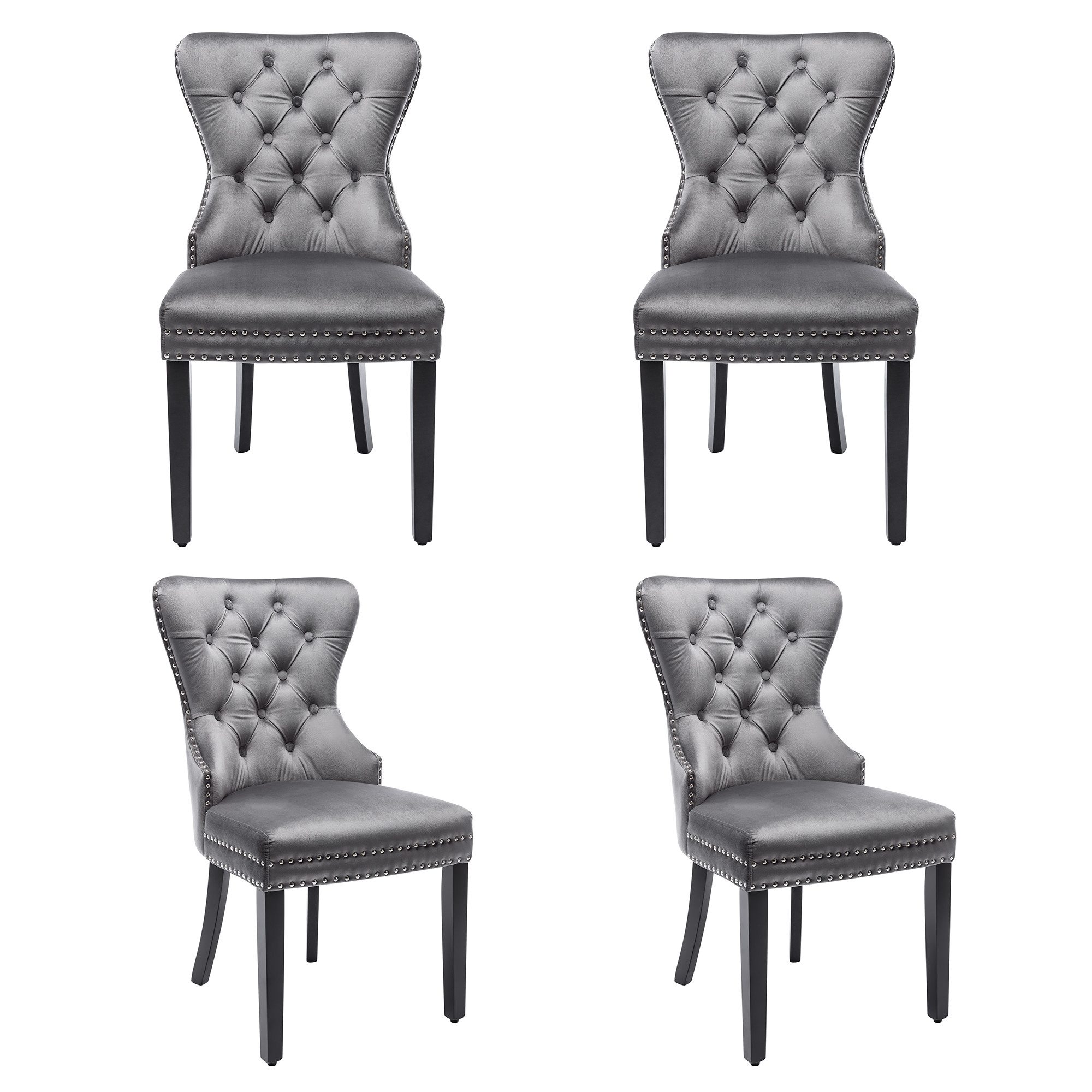 Flieks Esszimmerstuhl (4er Set, 4 St), 4er Set Polsterstühle Küchenstuhl Wo günstig online kaufen