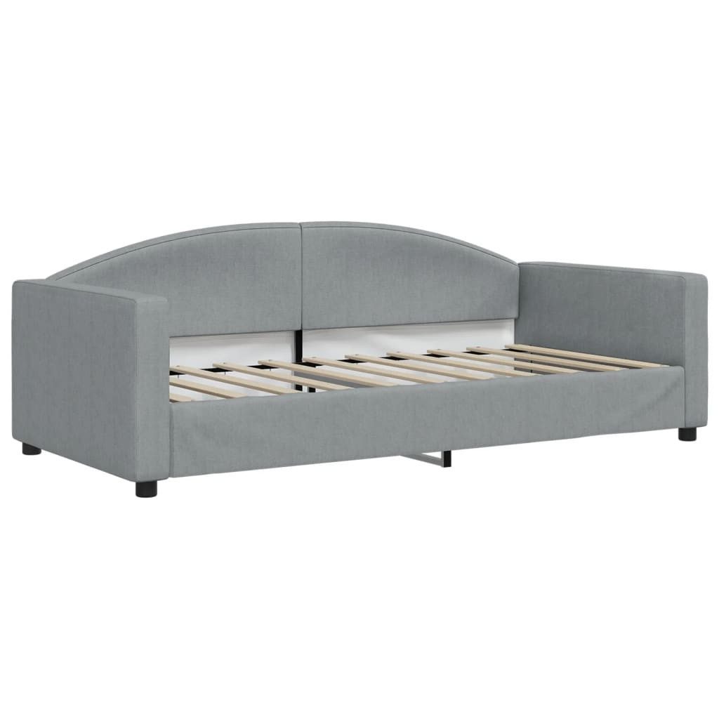 vidaXL Bett Tagesbett Hellgrau 90x190 cm günstig online kaufen