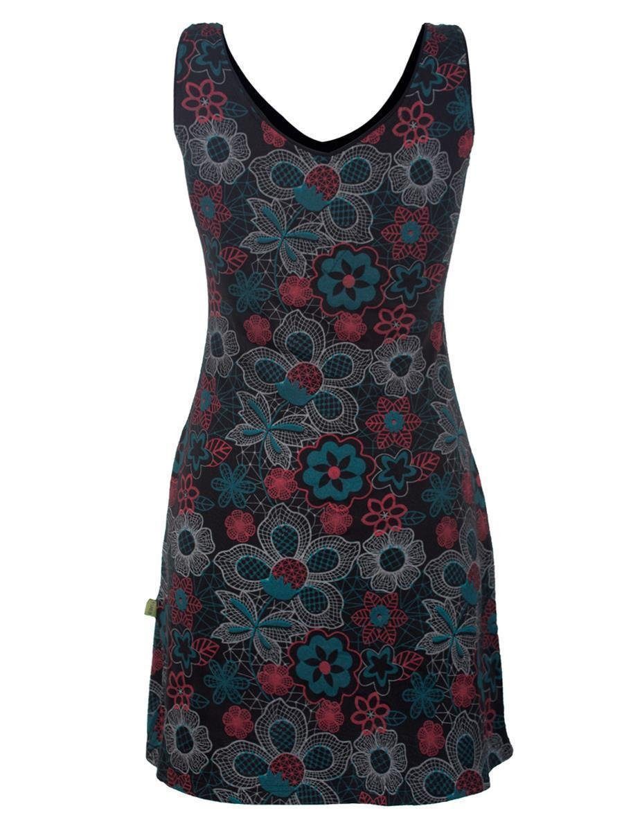 Vishes Sommerkleid Ärmelloses Blumenkleid aus Baumwolle bedruckt Hippie, Go günstig online kaufen
