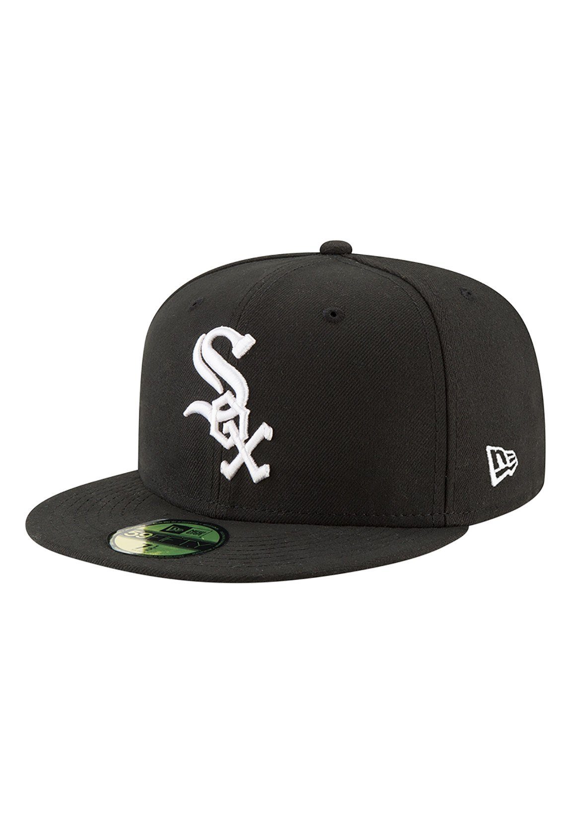 New CHICAGO 59Fifty Fitted WHITE Cap SOX Cap Fitted Era New Schwarz Authentics Era Weiß