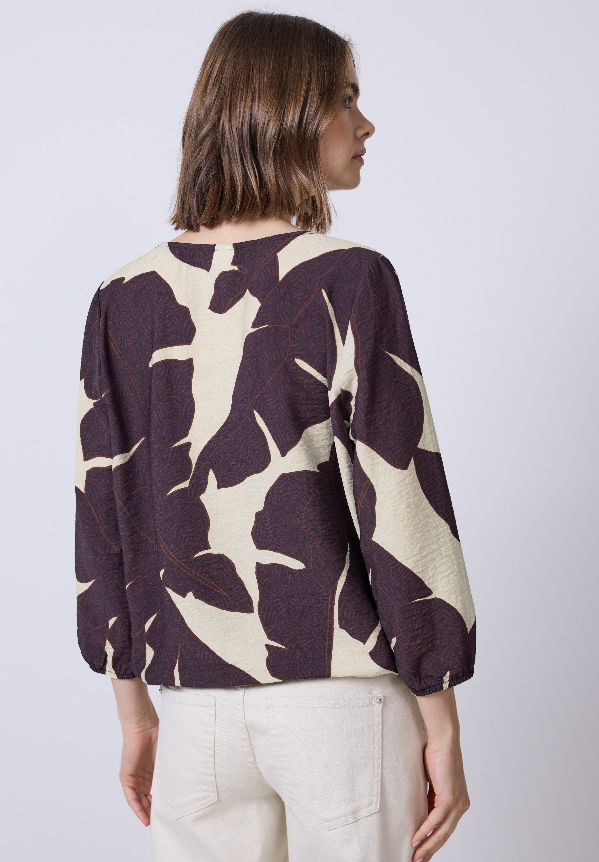 STREET ONE STUDIO Shirtbluse mit Tunnelzug günstig online kaufen