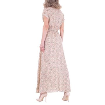 Ital-Design Sommerkleid Damen Freizeit Geblümt Sommerkleid in Mehrfarbig