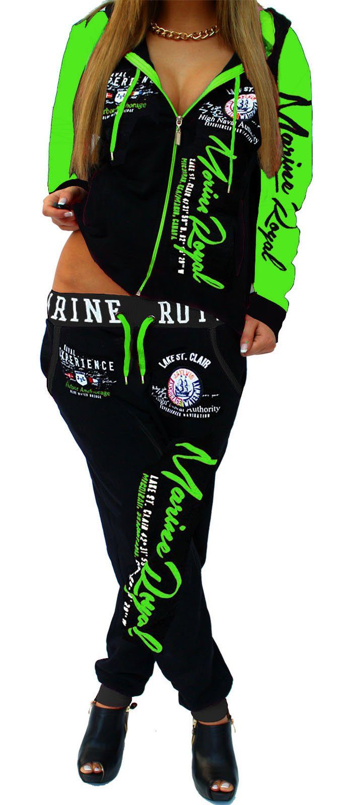 Jaylvis Jogginganzug Damen Trainingsanzug Sportanzug Freizeitanzug günstig online kaufen