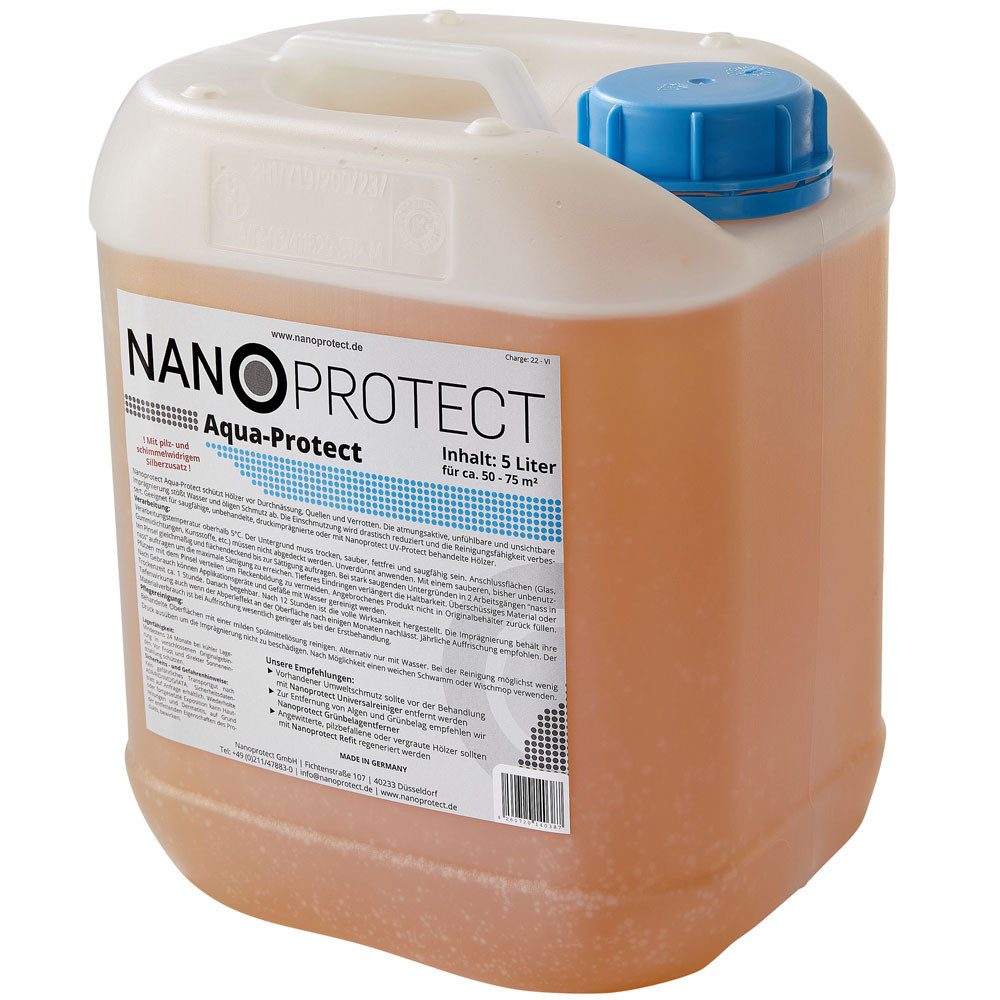 Nanoprotect Holzschutzlasur Aqua-Protect, Holzimprägnierung farblos