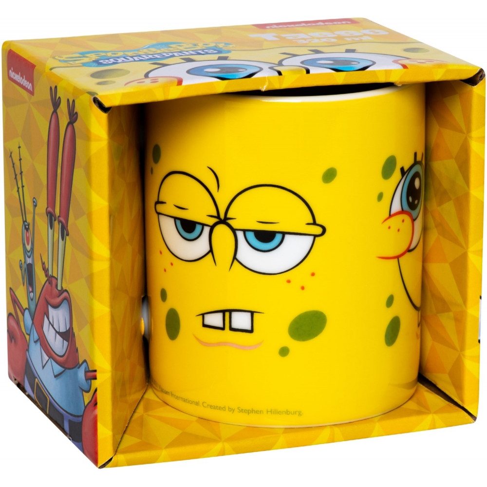 United Labels® Single Geschirr-Set Spongebob Tasse für Fans von Spongebob - United Labels, 1 Personen, Keramik