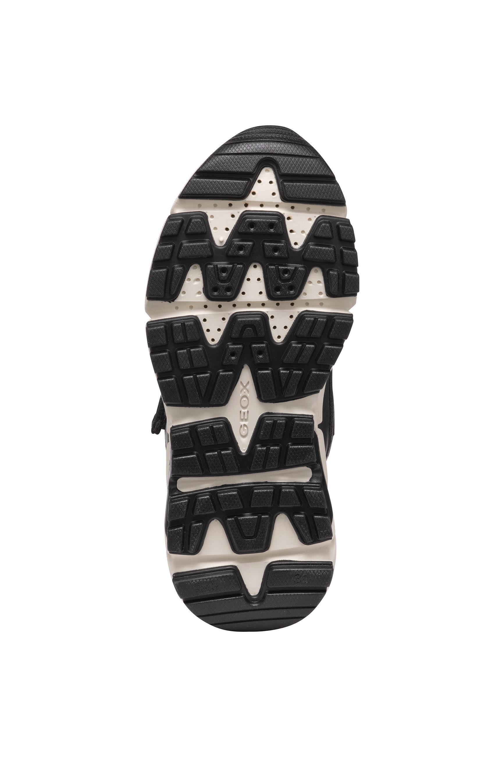 Geox J FLEXYPER PLUS BOY Winterstiefel Snowboots, Klettstiefel mit Warmfutter, Größenschablone zum Download