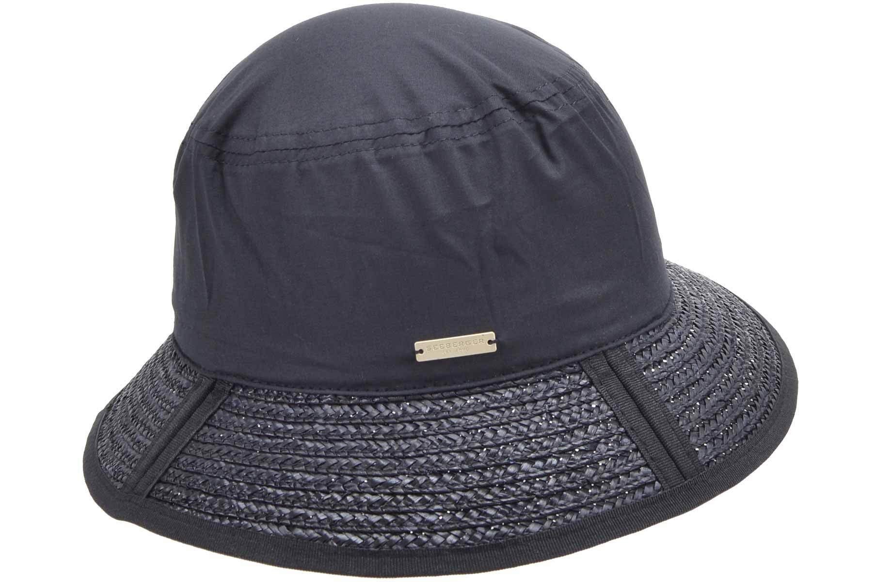 Seeberger Sonnenhut Strohborte Fischerhut mit Stoffkopf günstig online kaufen
