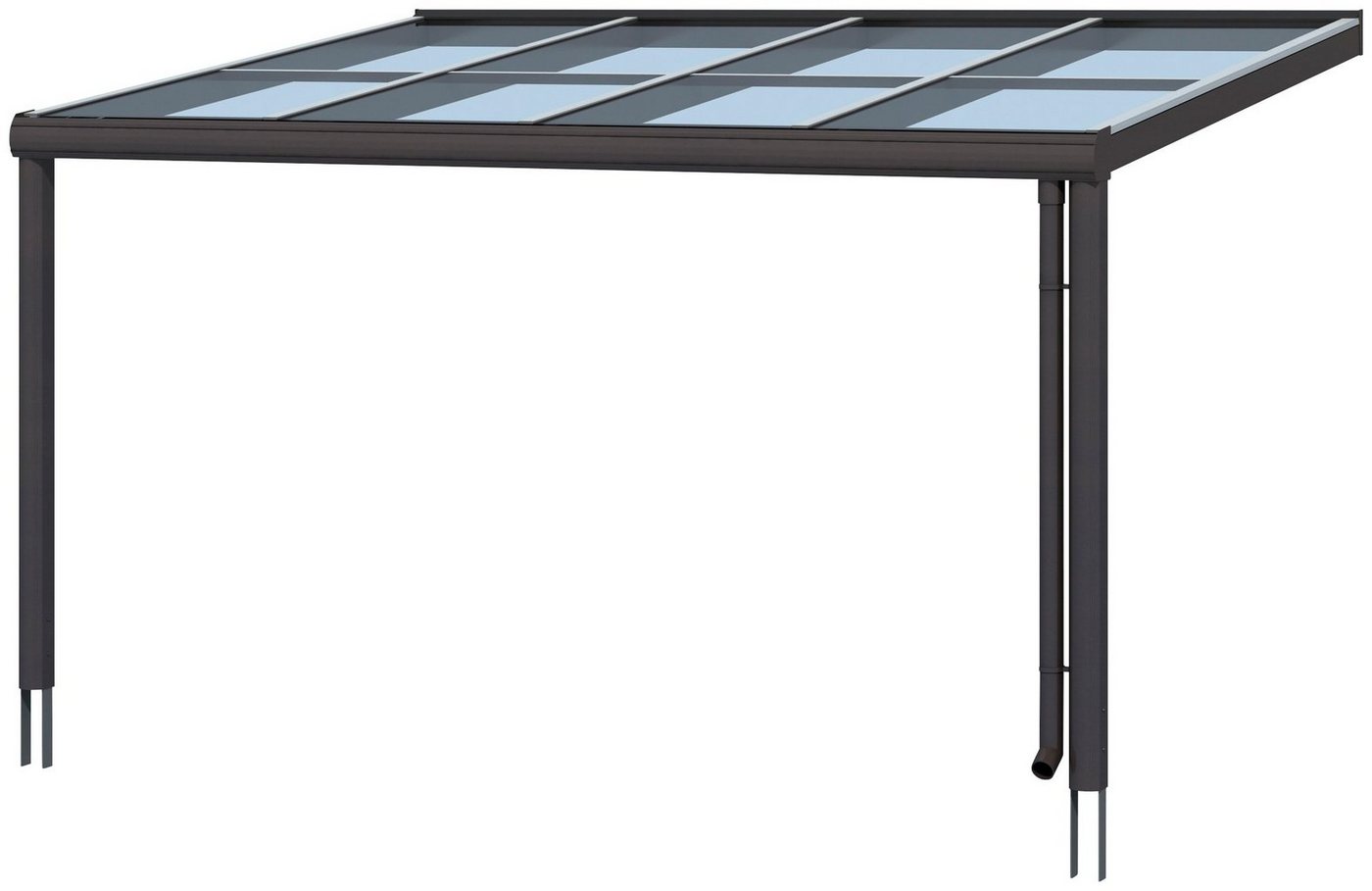 Thumbnail - Skanholz Terrassendach Modena, BxT: 434x257 cm, 434 cm Breite, verschiedene Tiefe