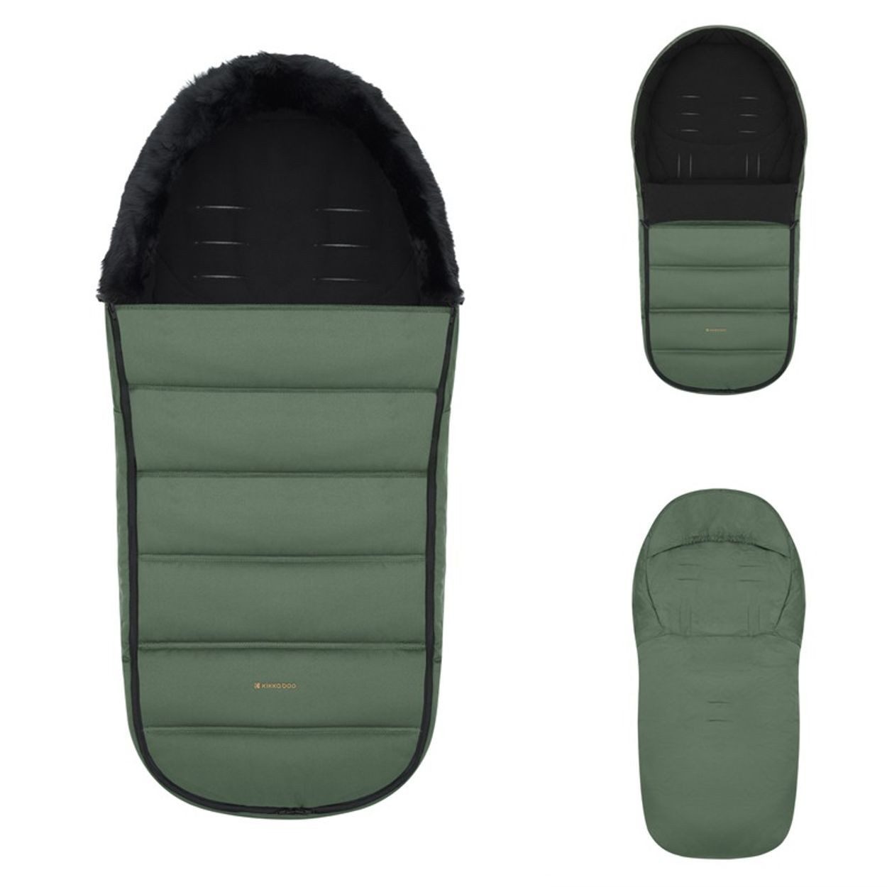 Kikkaboo Fußsack Urban (1-tlg), 5-Punkt-Gurt, Fußabdeckung, universell passend, ab Geburt, Kinderwagen