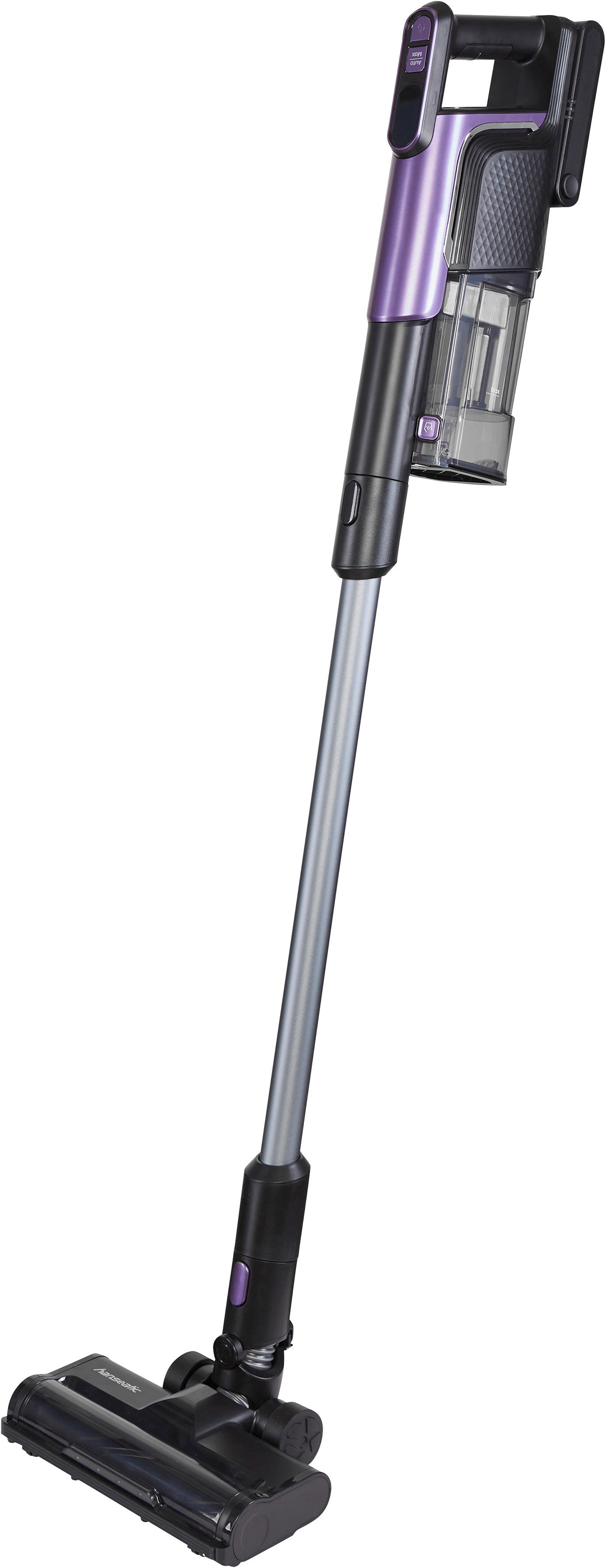 Hanseatic Akku-Bodenstaubsauger HVS330700VBCJ inkl. Turbobürste, Wandhalterung, 700 ml Staubkapazität, 330 W, beutellos, Beutelloser Zyklonstaubsauger mit HEPA-Filter