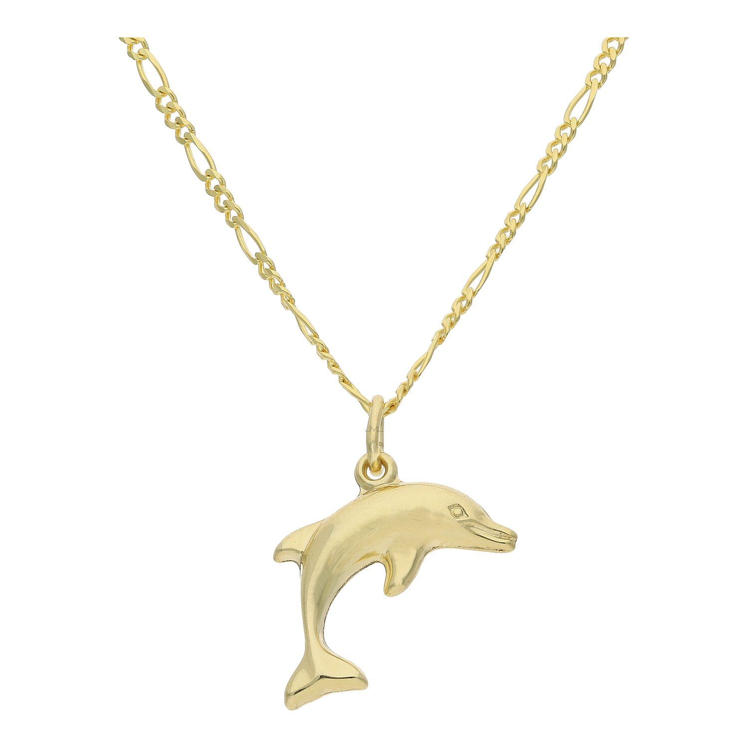 JuwelmaLux Kettenanhänger JuwelmaLux Anhänger Delphin 333/000 (8 Karat) Gold JL14-02-0283 (1-tlg), Schmuckanhänger