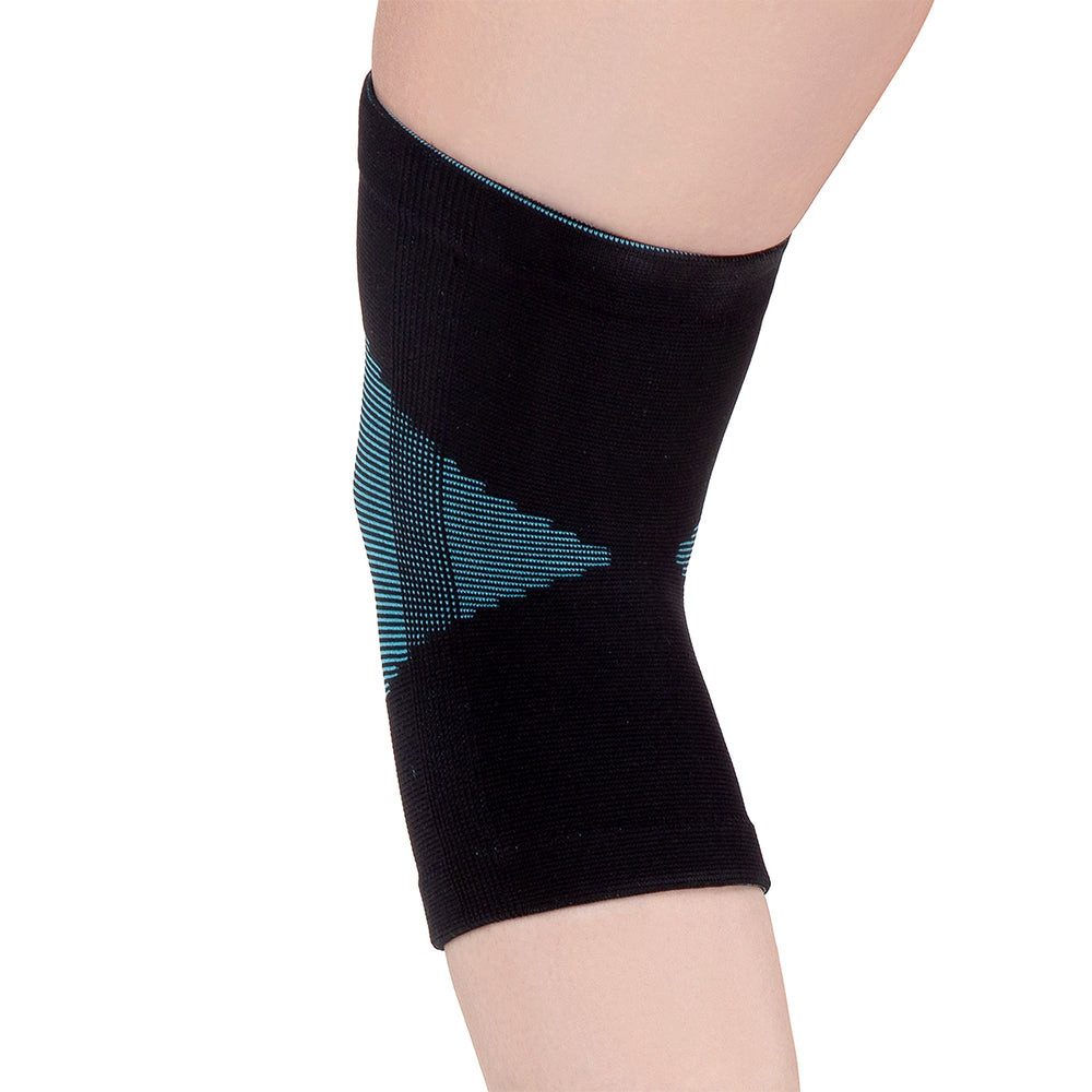 HMS Kniebandage Kniestütze Kompressionsbandage Gelenkstütze (Spar-Set, 1-tlg., 24,5 x 15,5 cm elastisch), elastisch, atmungsaktiv, feuchtigkeitsableitend, wärmend