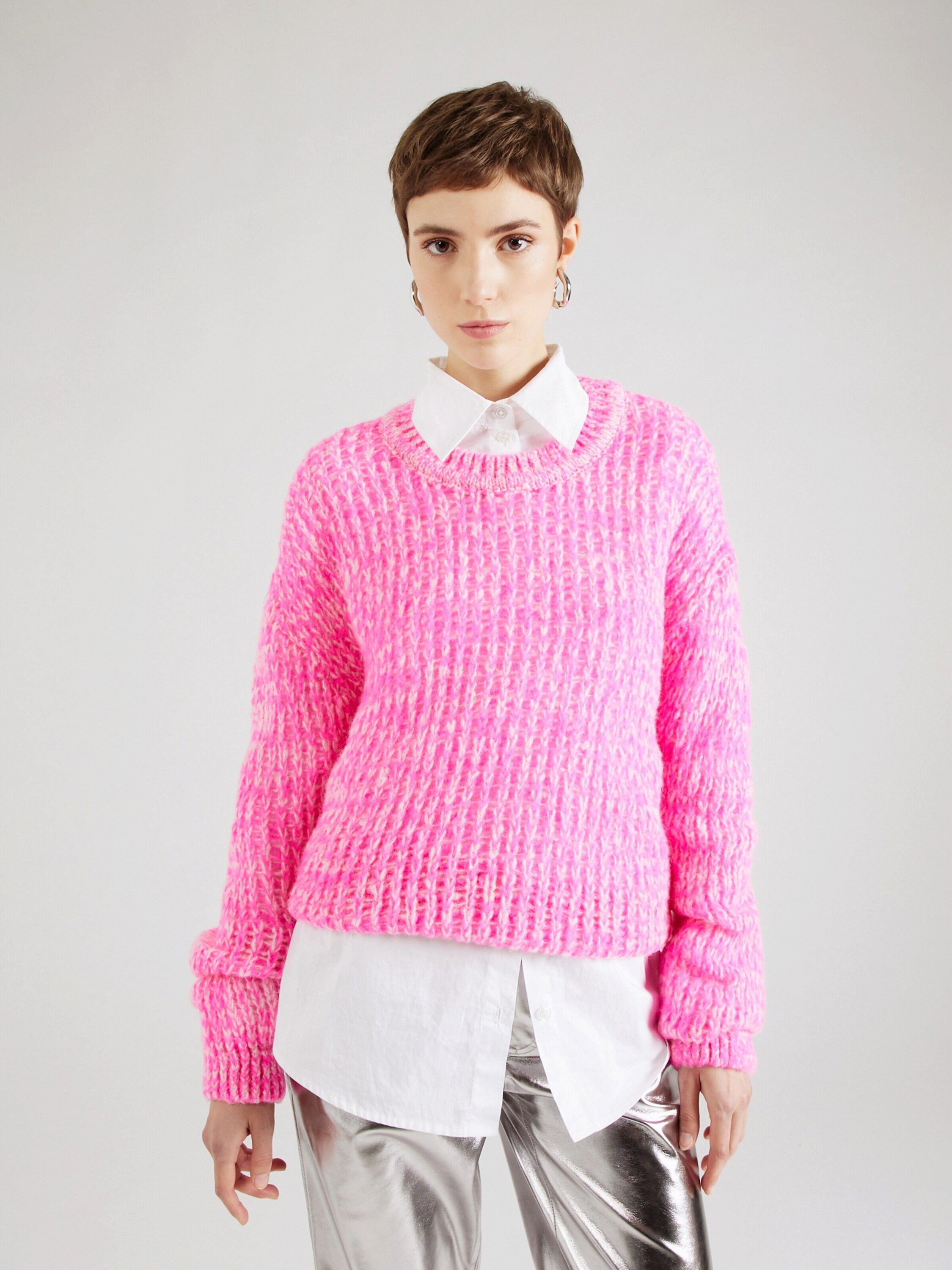 Frogbox Strickpullover (1-tlg) Plain/ohne Details