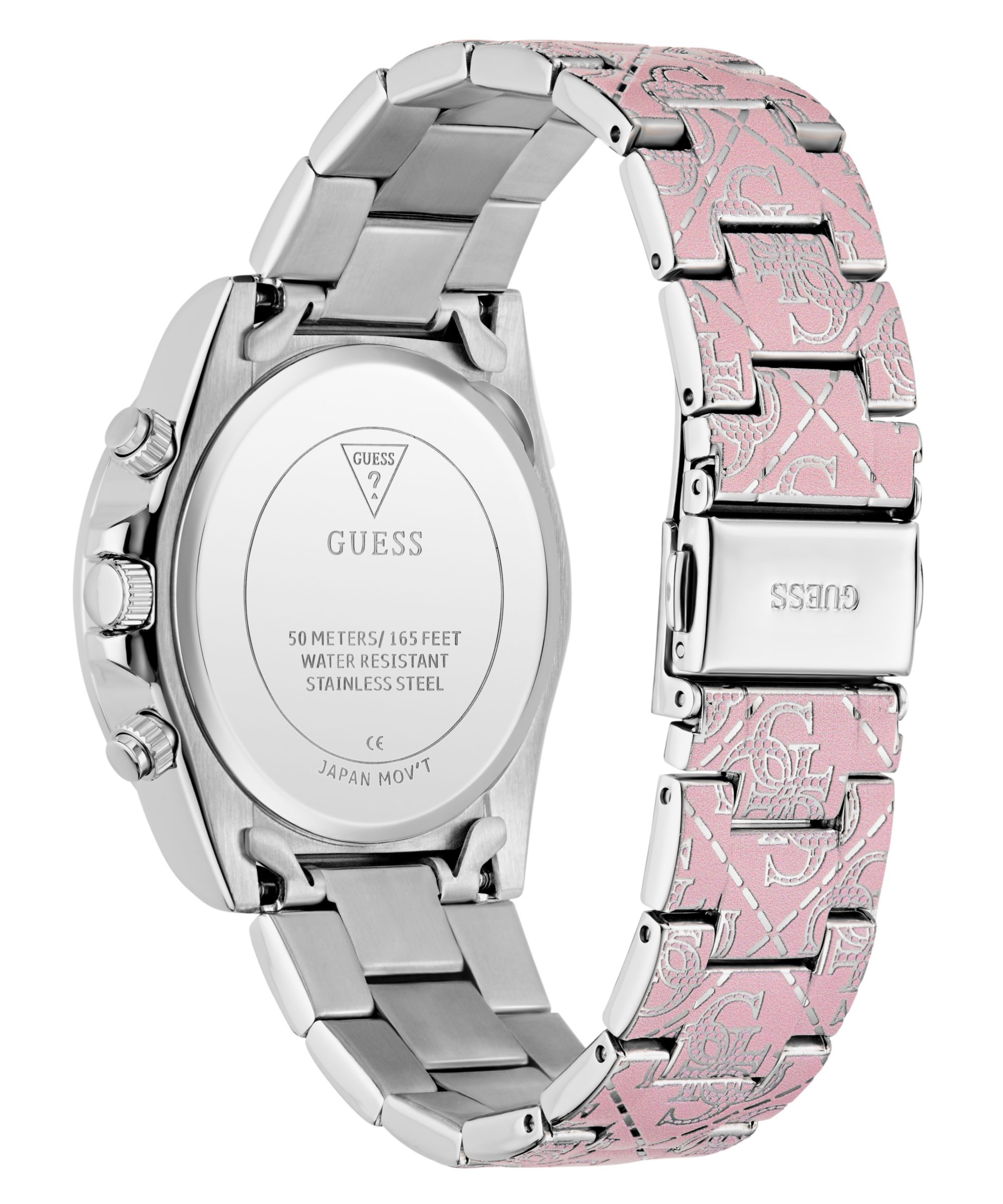 Guess Multifunktionsuhr GEMMA GW0986L1, Quarzuhr, Armbanduhr, Damenuhr, Edelstahlarmband, Datum
