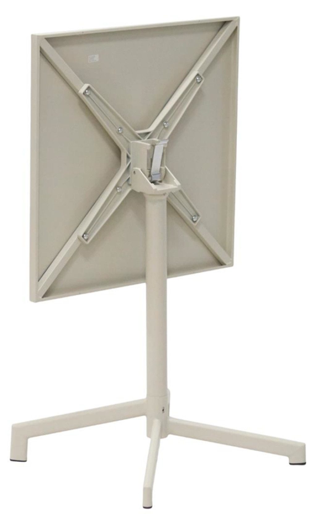 Schou Gartentisch Adam Garten-Cafétisch 60x60 cm klappbar sandfarben (1-St) – Bild 2 von 4