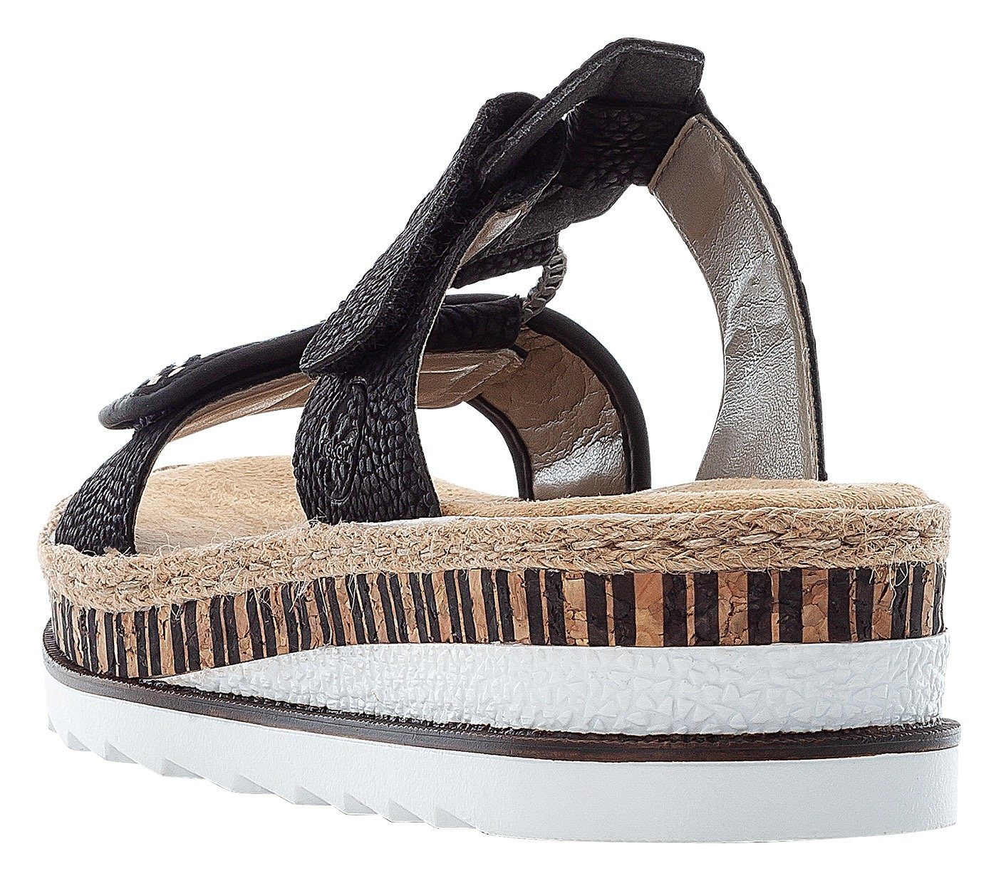 Rieker Pantolette, Keilabsatz, Sommerschuh, Schlappen mit günstig online kaufen