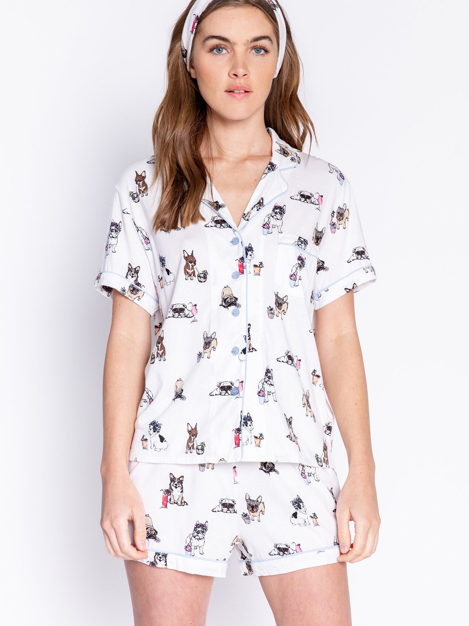 PJ Pyjama Playful Salvage weiss Prints