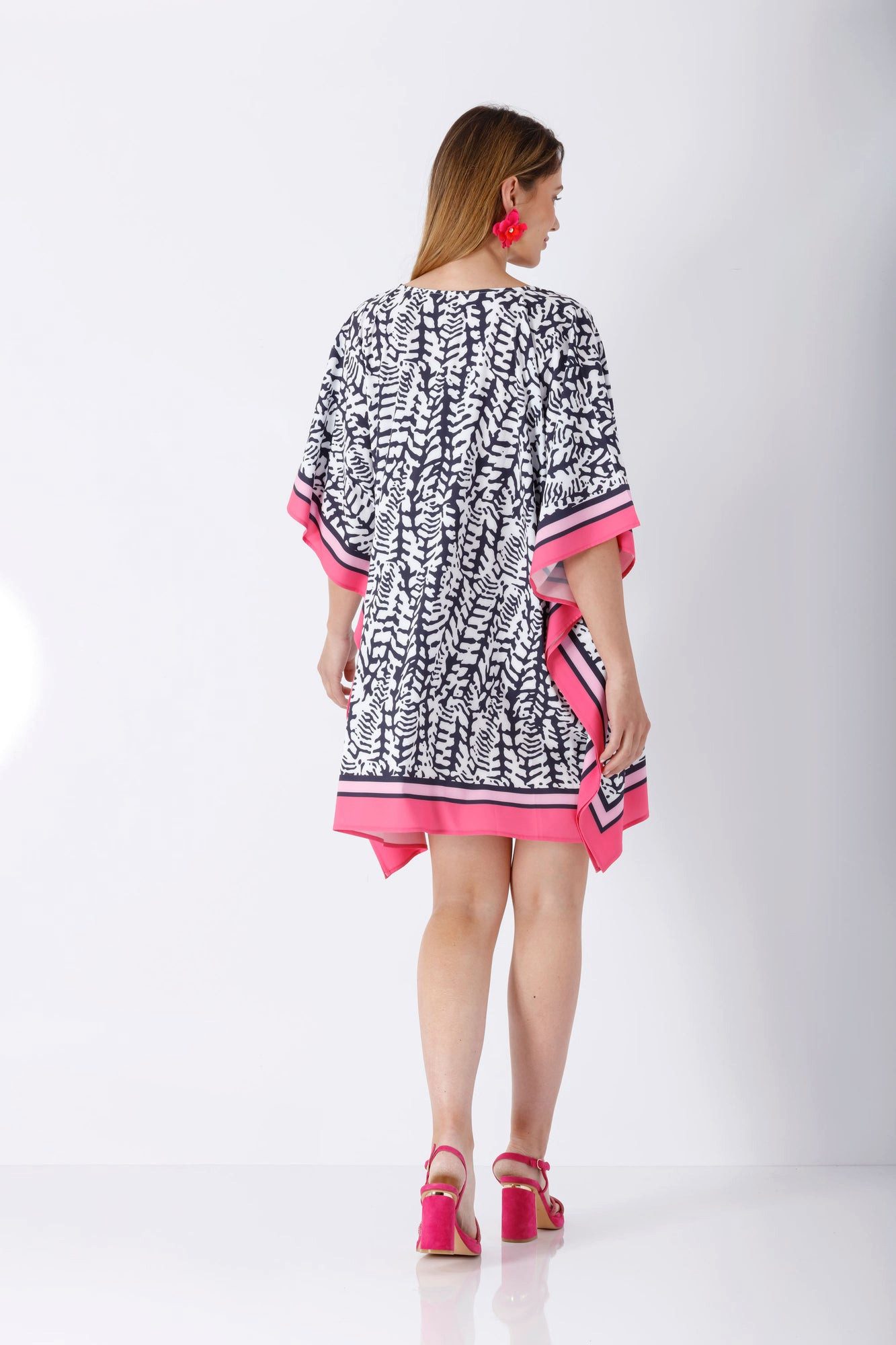 Hajo Tunika Damen La vie en rose Tunika PES/EL WEB Silk touch
