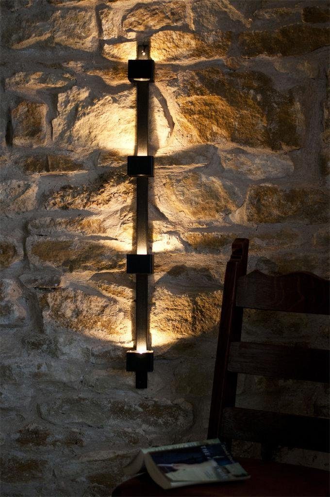 DanDiBo Teelichthalter Wandteelichthalter Metall Schwarz Wand Four Wandkerzenhalter, 92 cm Kerzenhalter – Bild 5 von 5