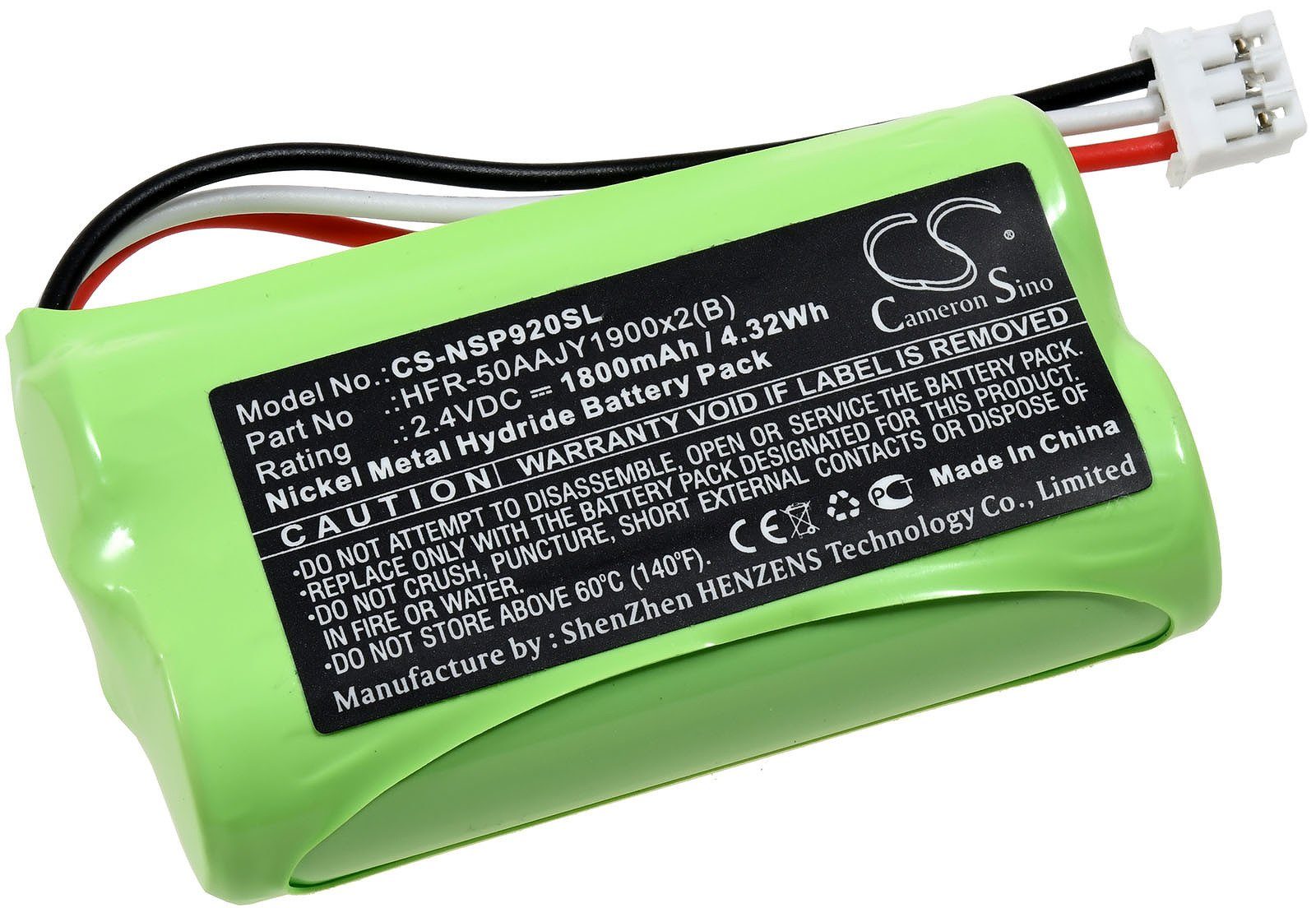 Powery Akku für nvidia P2920 Akku 1800 mAh (2.4 V)