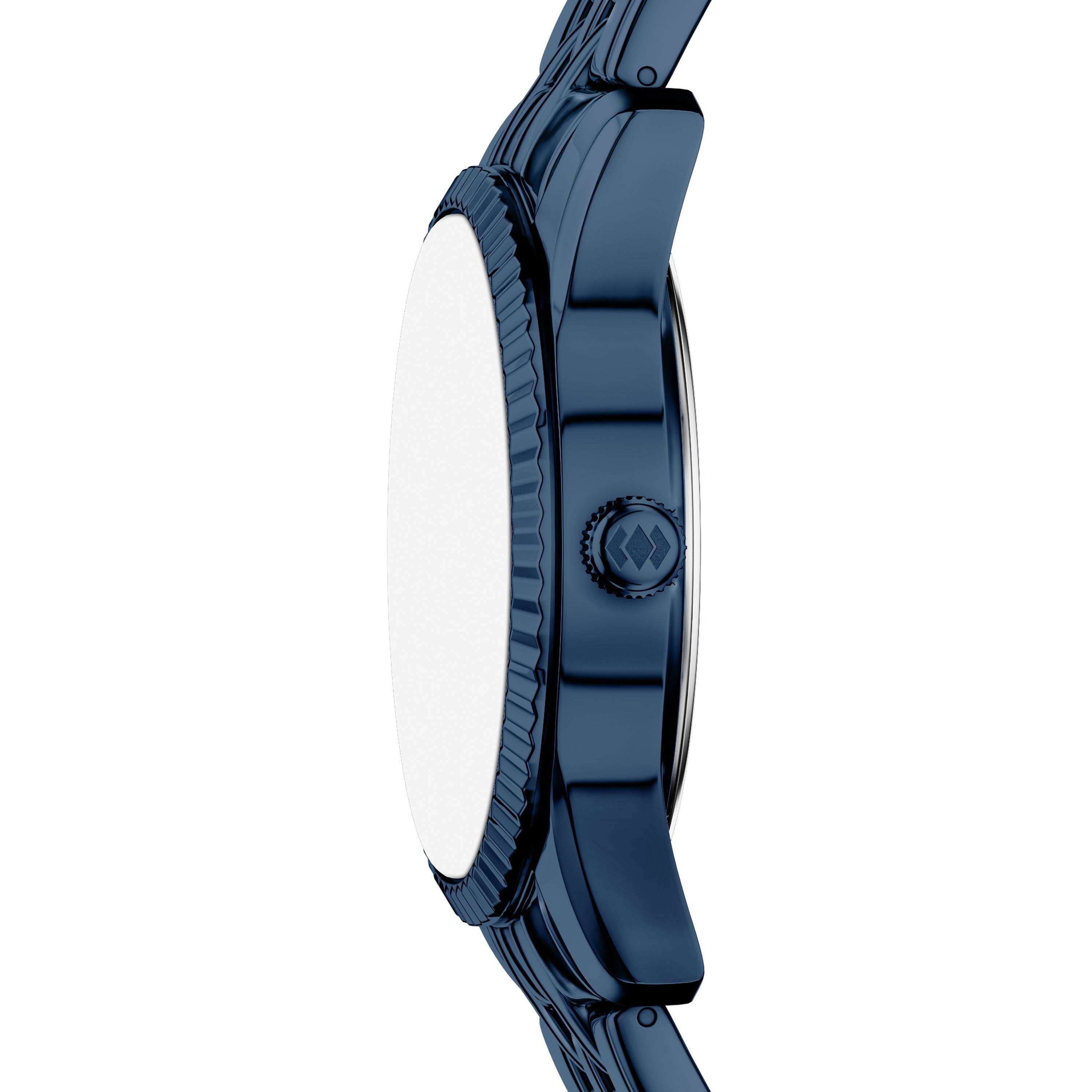 Fossil Quarzuhr Scarlette ES5476, Armbanduhr, Damenuhr, Edelstahlarmband, analog, Tag, Wochentag