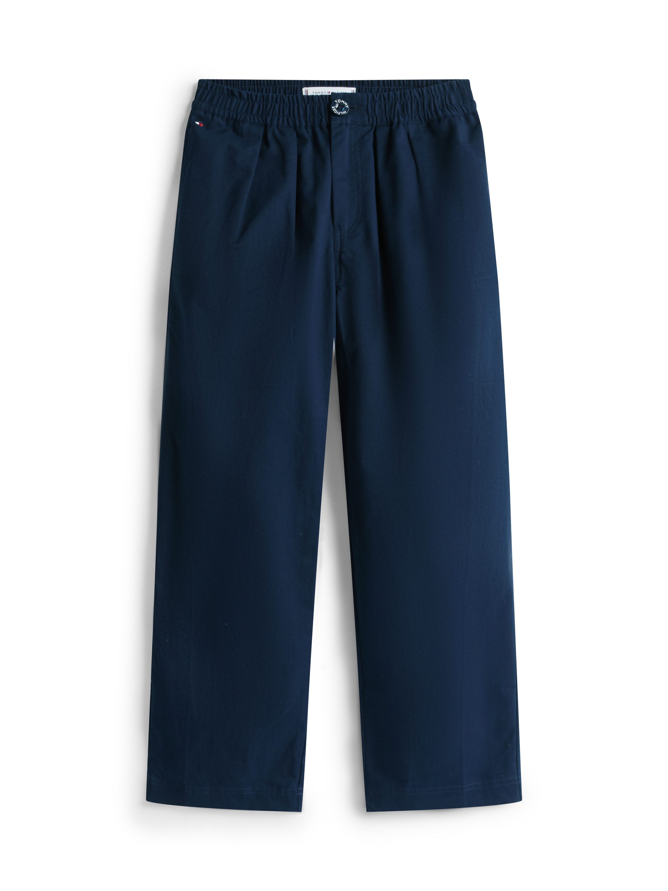 Tommy Hilfiger Bundfaltenhose PLEATED STRAIGHT LEG PANT für Kinder bis 16 Jahre, mit Bundfalten