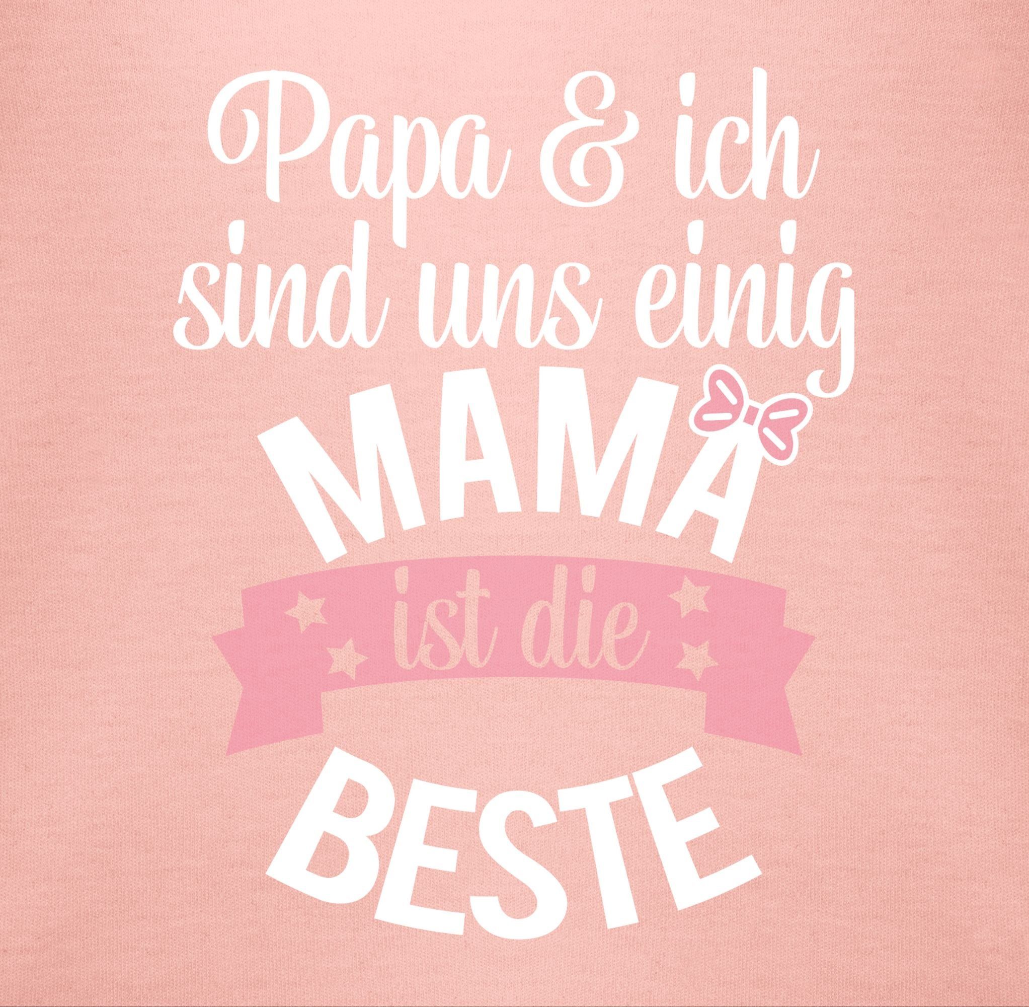 beste Mama die Weltbeste T-Shirt I Mutti 1 Shirtracer Muttertagsgeschenk ist Babyrosa
