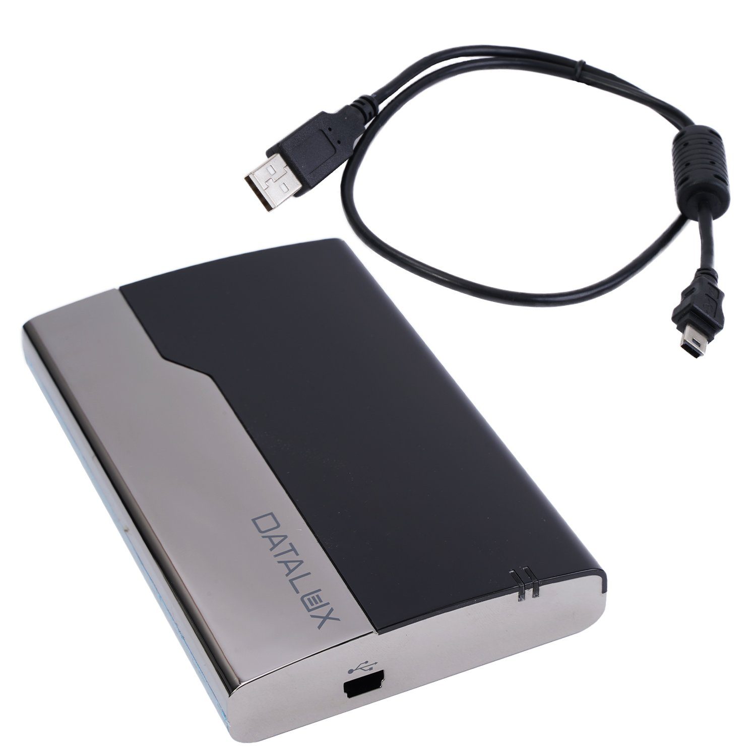 Speedlink Корпус жесткого диска USB 2.0 Корпус жесткого диска 2,5" extern Rahmen, Passend für 2,5" SATA HDD Festplatte Aluminium-Gehäuse Treiberlos