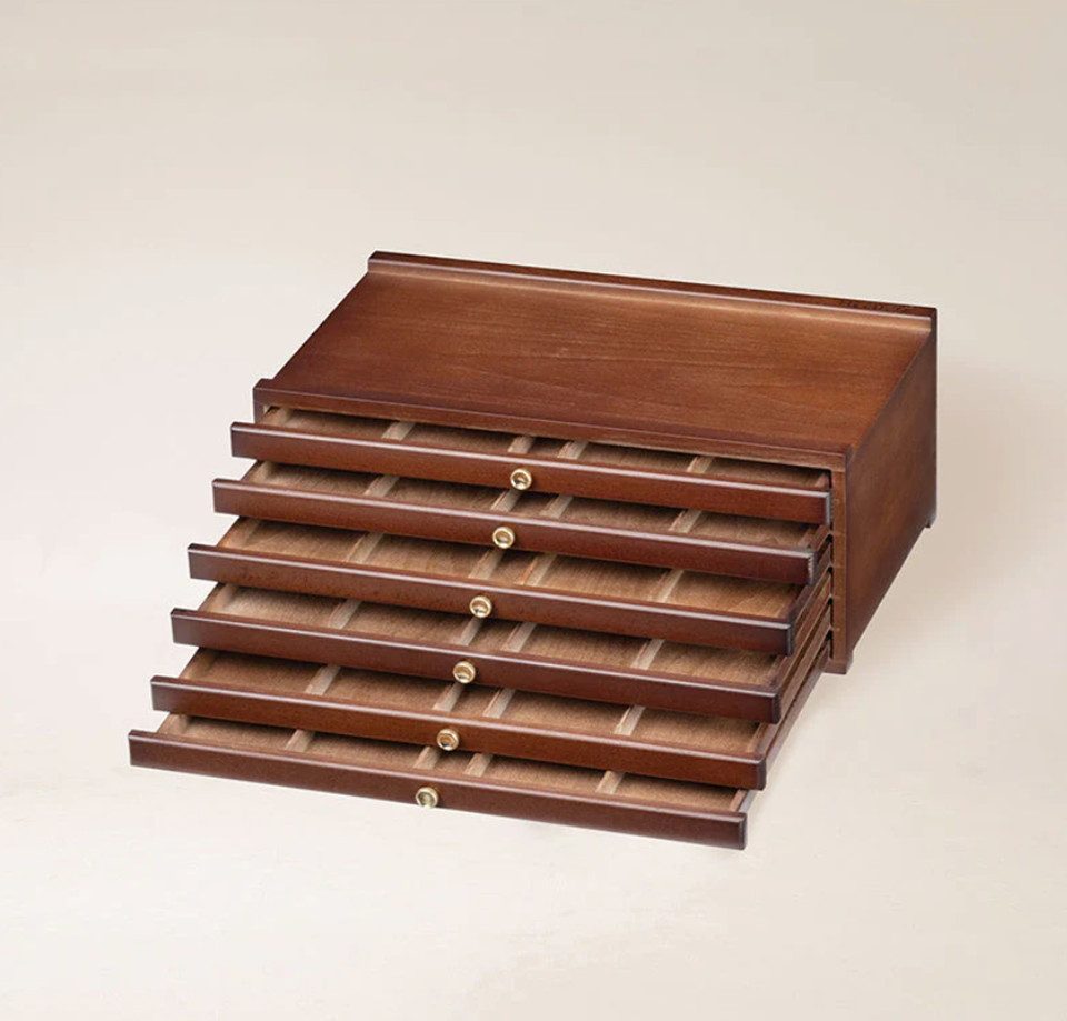 TSE Tischstaffelei MEEDEN Holz Schubladenbox für Künstler Atelier Ordnungssystem XL