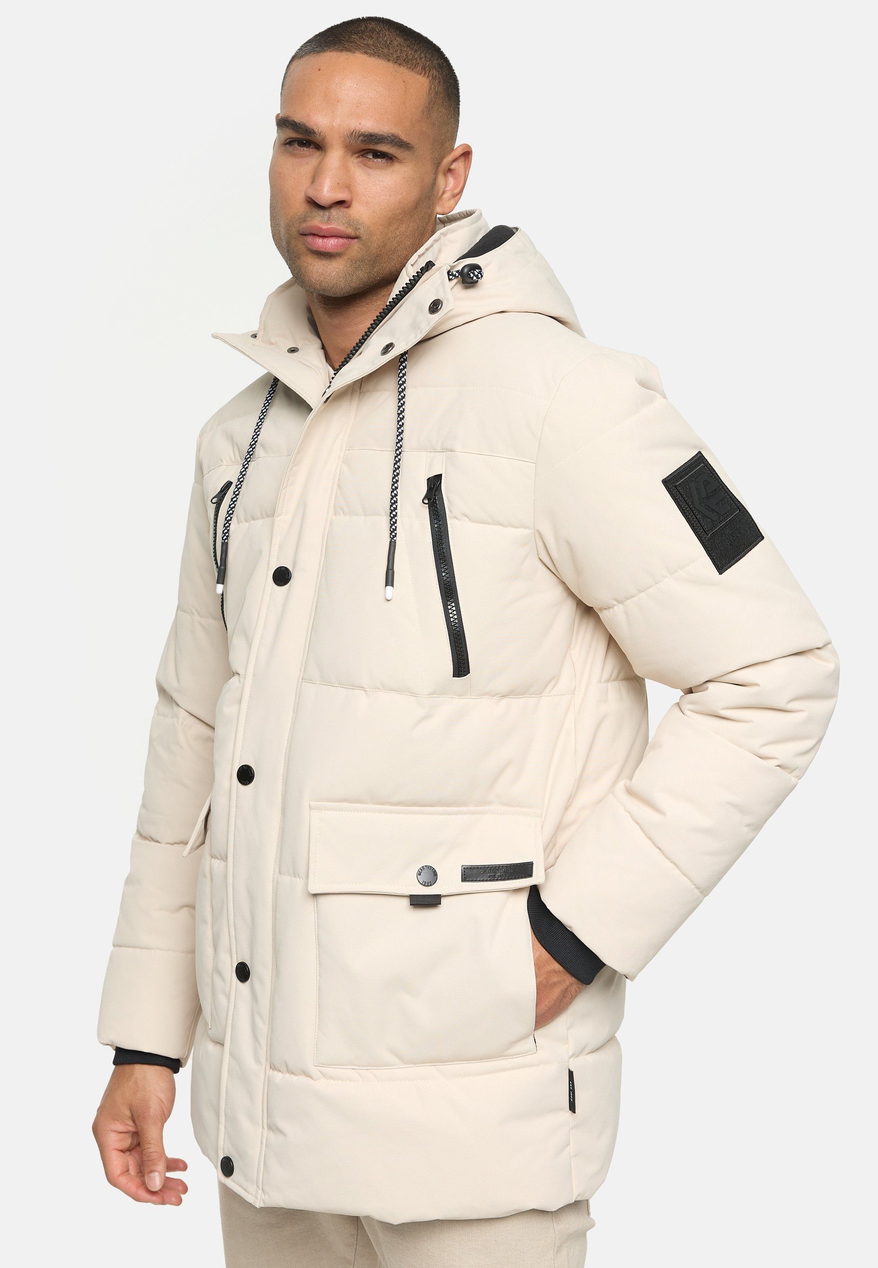 Indicode Steppjacke Herren INWess Herrenjacke Daunen-Optik