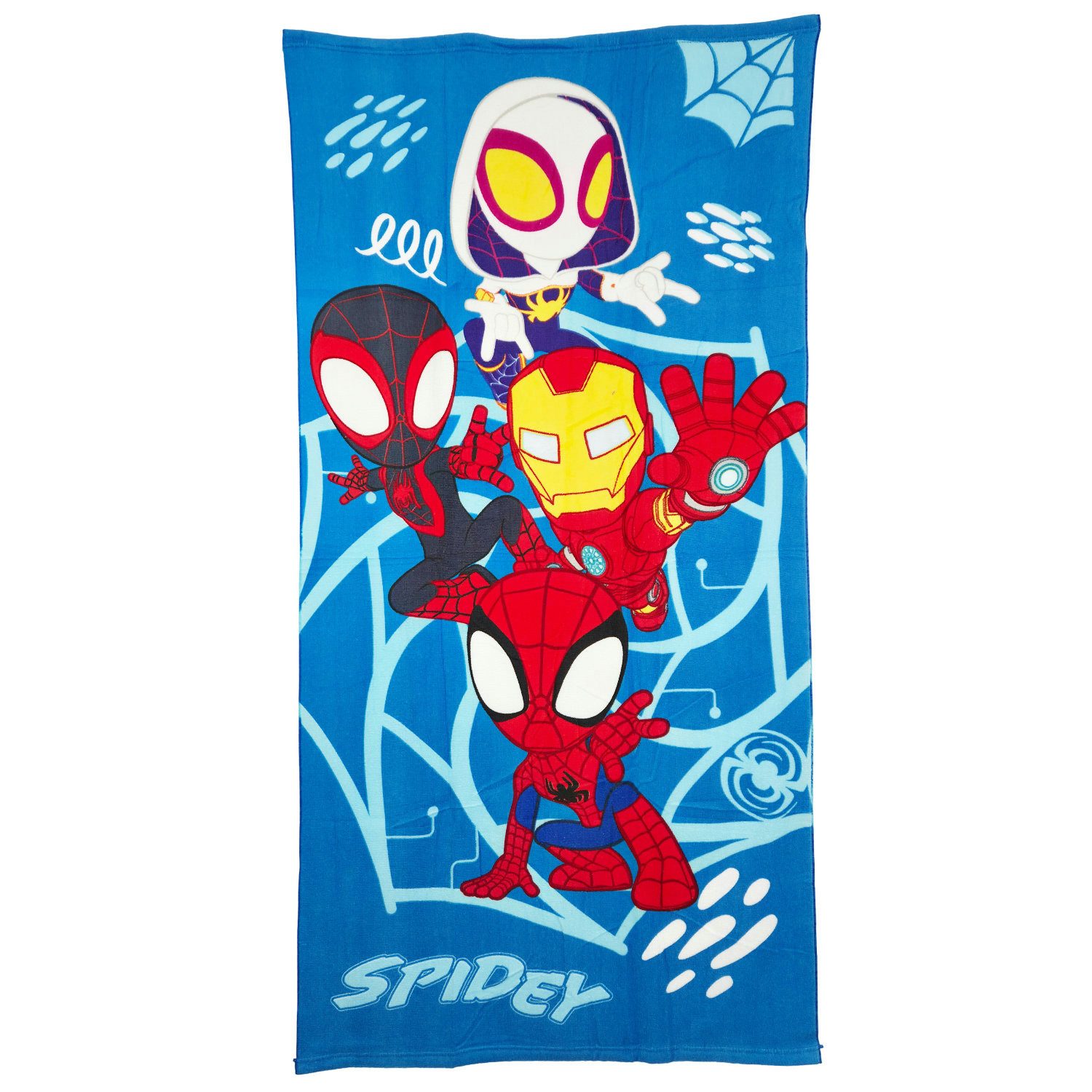 MARVEL Strandtuch Marvel Spidey Miles Ghost Spider Strandtuch Badetuch Handtuch, 70 x 140 cm
