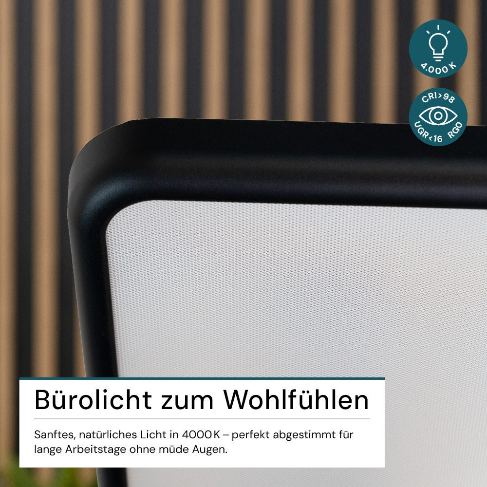 LUXULA LED Stehlampe LUXULA Stehleuchte 100W 4000K Neutralweiß LED Stehlampe Dimmbar, Neutralweiß, Tageslichtweiß, Vollspektrum CRI>98