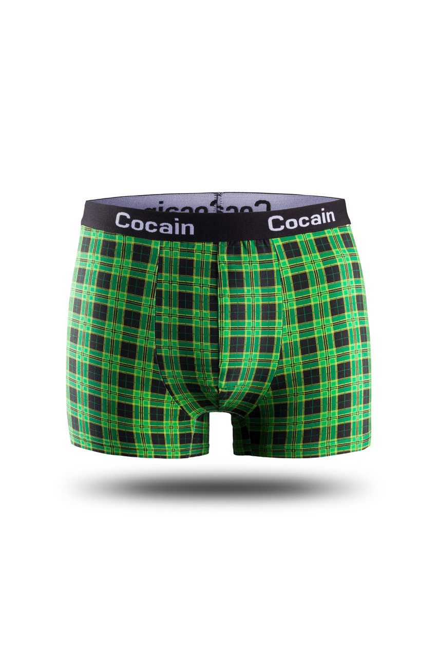 Cocain underwear Boxershorts 5 Boxershorts karierte farbig Herren Unterhose Boxer enge Pants Shorts (5er-Pack) Spitzenqualität aus Europa – Bild 4 von 5