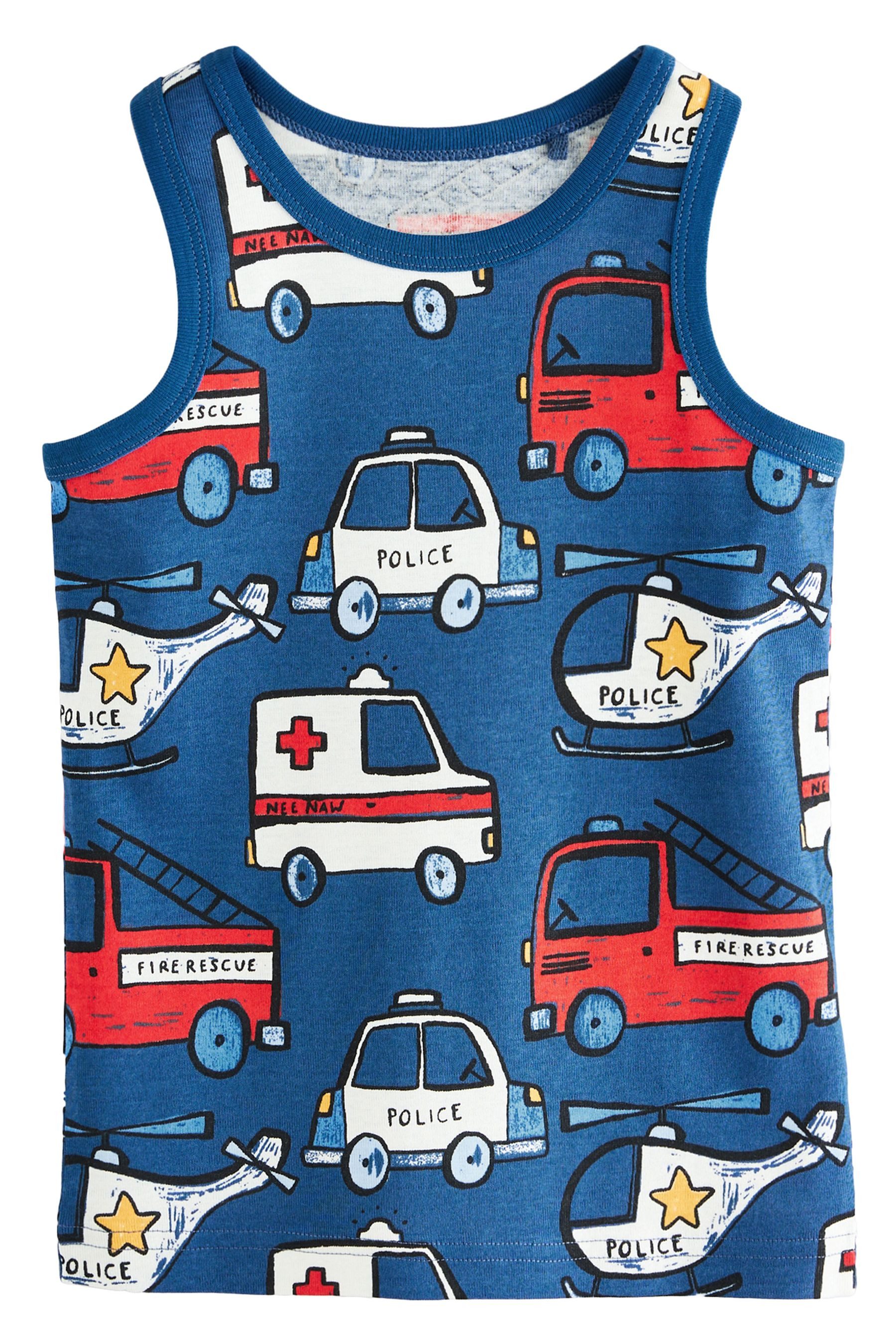 Next Trägertop Trägerhemden aus 100 % Baumwolle, 3er-Pack (3-tlg)