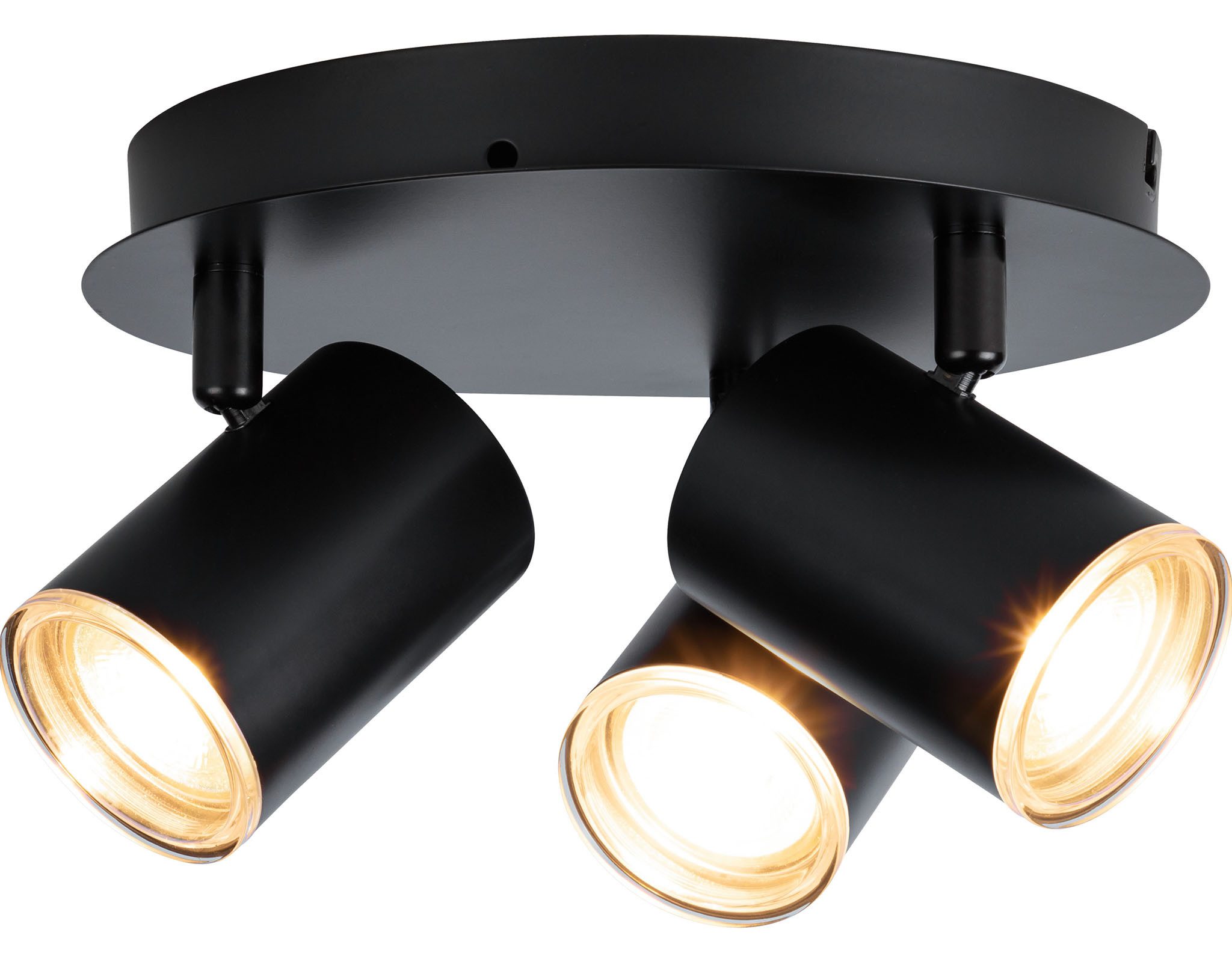 Livarno home Deckenleuchten LIVARNO home LED-Badleuchte IP44 3flammig schwa günstig online kaufen