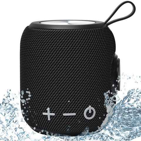 SANAG Bluetooth-Lautsprecher (24h Akku, und 5W Dual-Treiber, IP67 Wasserschutz, TWS, Kabelloser Lautsprecher, für iOS und Android)