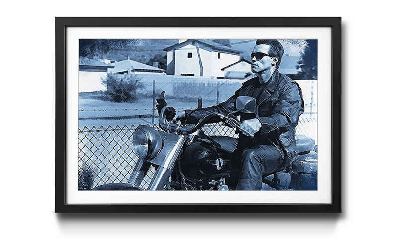 WandbilderXXL Bild mit Rahmen Terminator, Film-Momente, Wandbild, in 4 Größen erhältlich