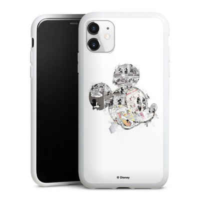 DeinDesign Handyhülle Mickey Mouse Offizielles Lizenzprodukt Disney Mickey Mouse - Collage, Apple iPhone 11 Silikon Hülle Bumper Case Handy Schutzhülle