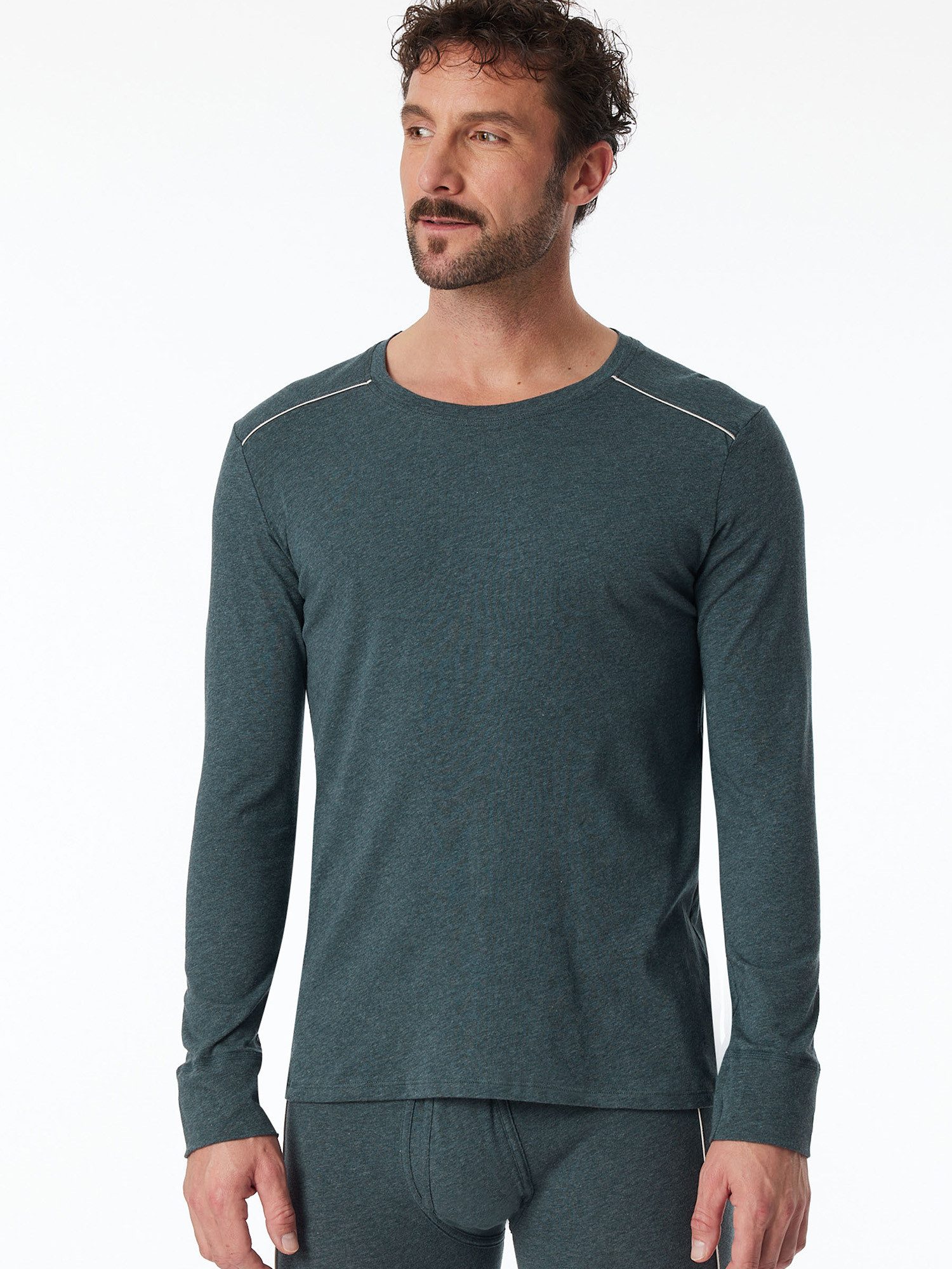 Schiesser Longsleeve Comfort Fit (2-tlg) unterhemd shirt langarm