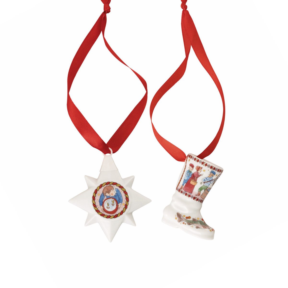 Hutschenreuther Christbaumschmuck Jahresartikel Weihnachten 2026 Weihnachtsdekoration, 2-tlg.