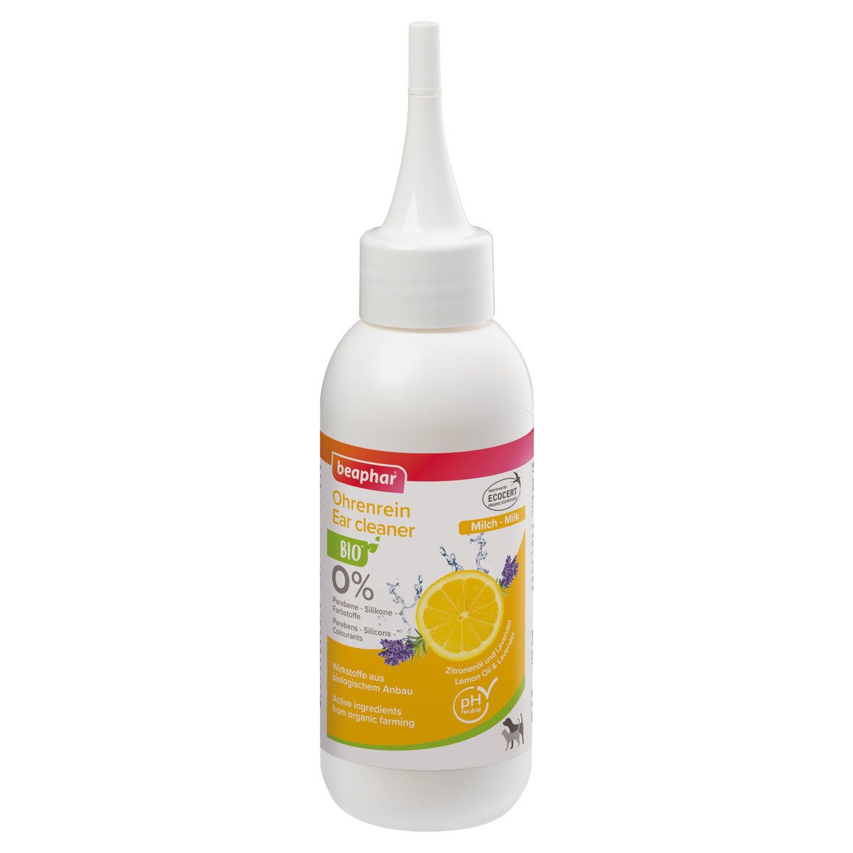 beaphar Ohrenreiniger Bio Ohrenrein Milch 100 ml für Katzen