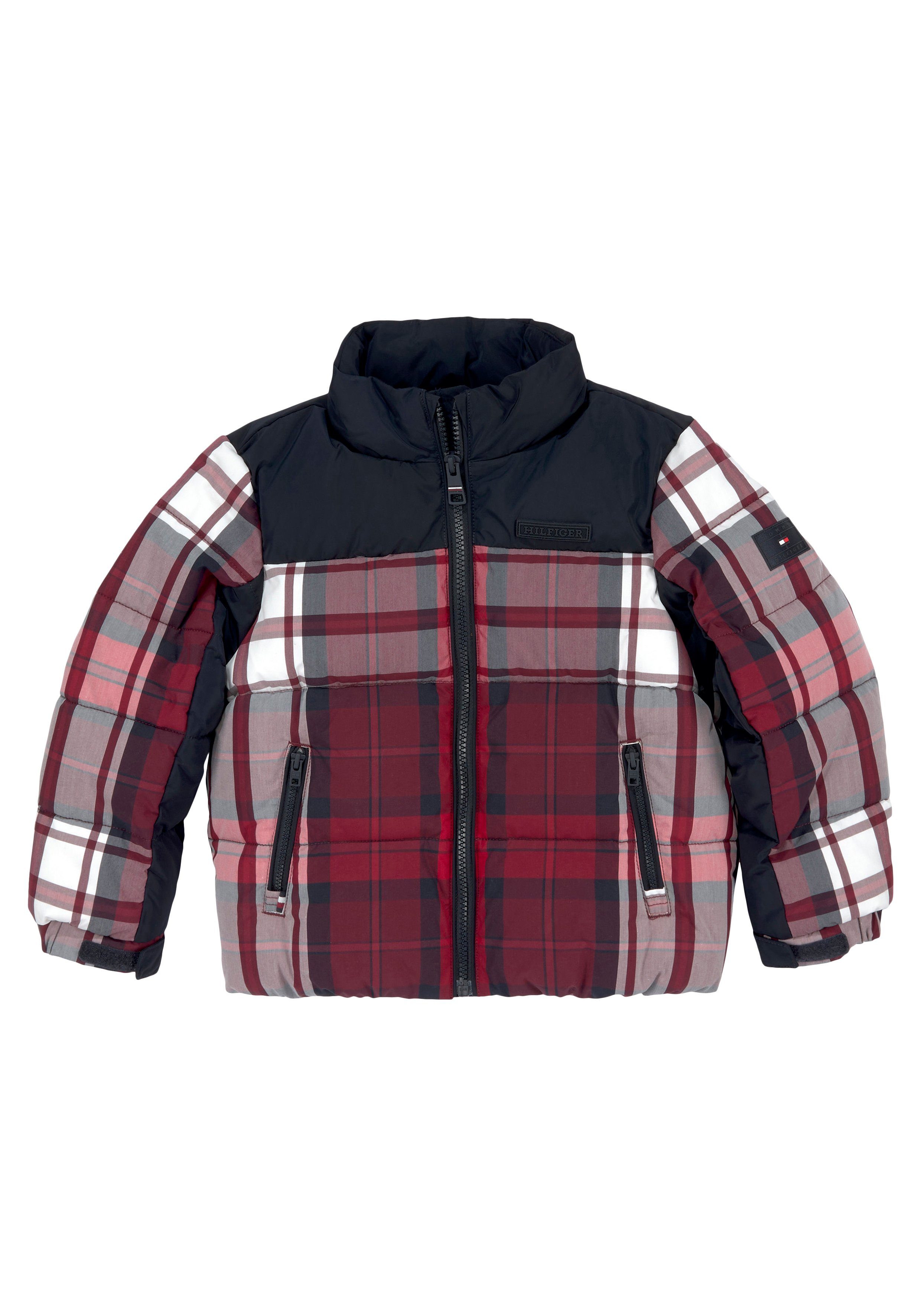 Tommy Hilfiger Winterjacke NEW YORK CHECK PUFFER JACKET für Jungen