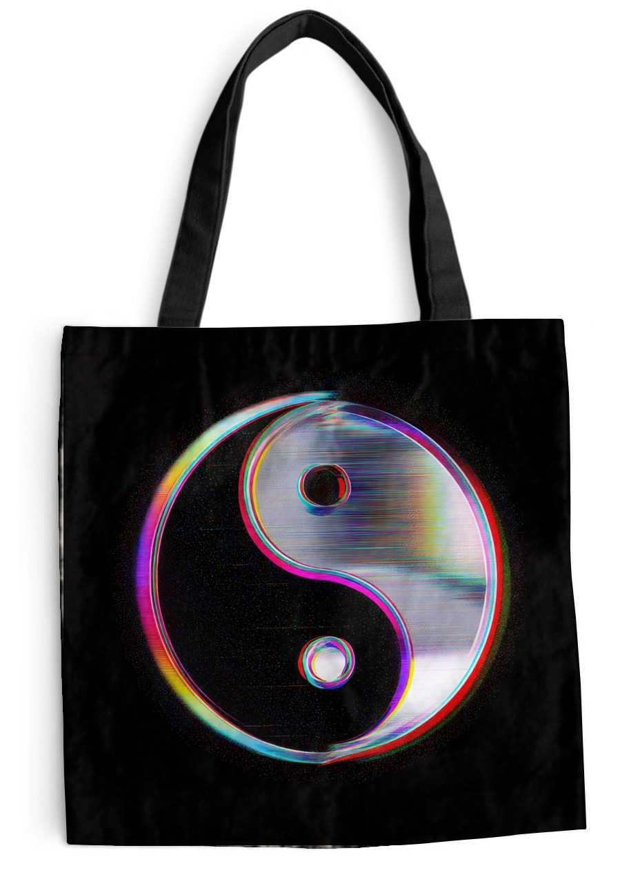 MuchoWow Shopper 3-2, Handtasche, Damen und Herren, Schultertasche, Umhängetasche, Tote Bag
