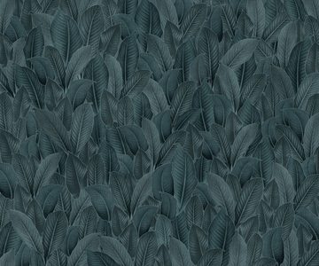 Komar Fototapete Vlies Fototapete - Bain de Feuilles - Größe 300 x 250 cm, glatt, bedruckt, (Packung, 1 St)