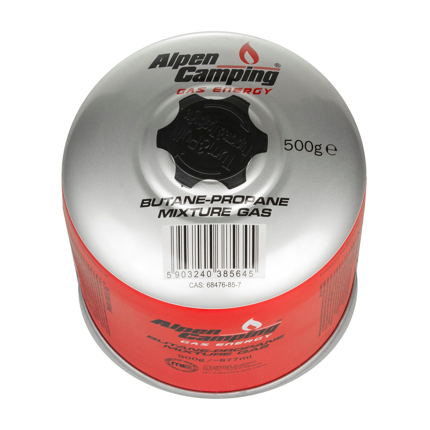 Alpen Camping Gaskartusche IK008, 1 St., 877 ml / 500g Gaskartusche