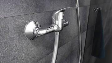 Schütte Duscharmatur Athos Plus Wasserhahn Bad, Mischbatterie Dusche in Chrom