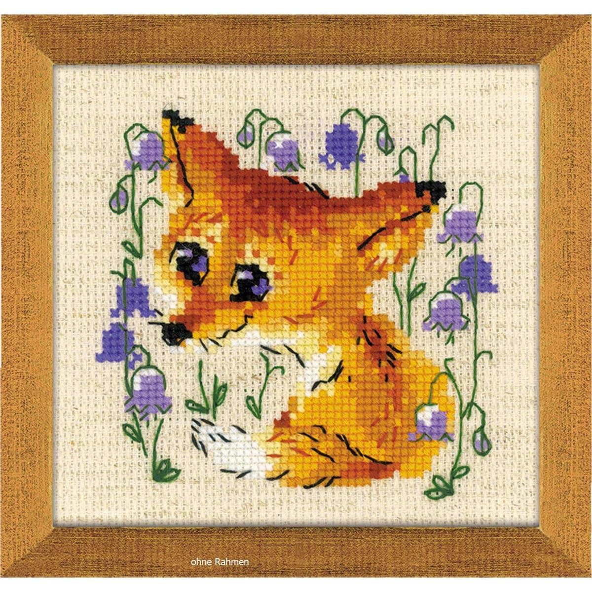 Riolis Kreativset Riolis Kreuzstichpackung "Kleiner Fuchs", Zählmuster, (stickpackung by Marussia)